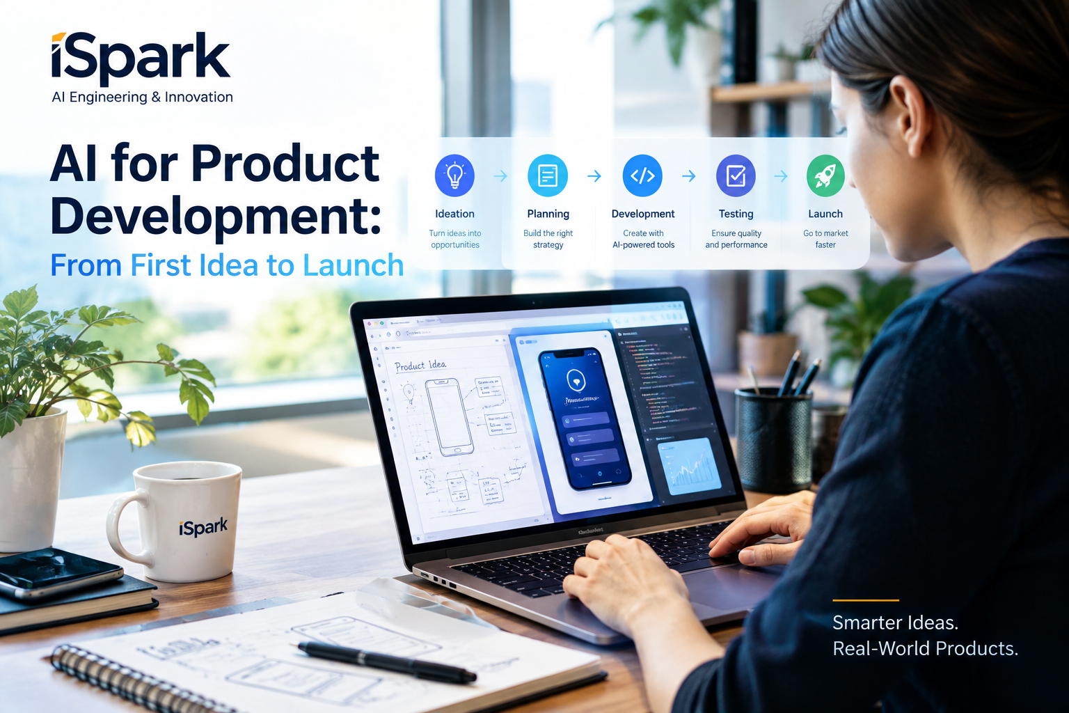 AI for Product Development: From First Idea to Launch